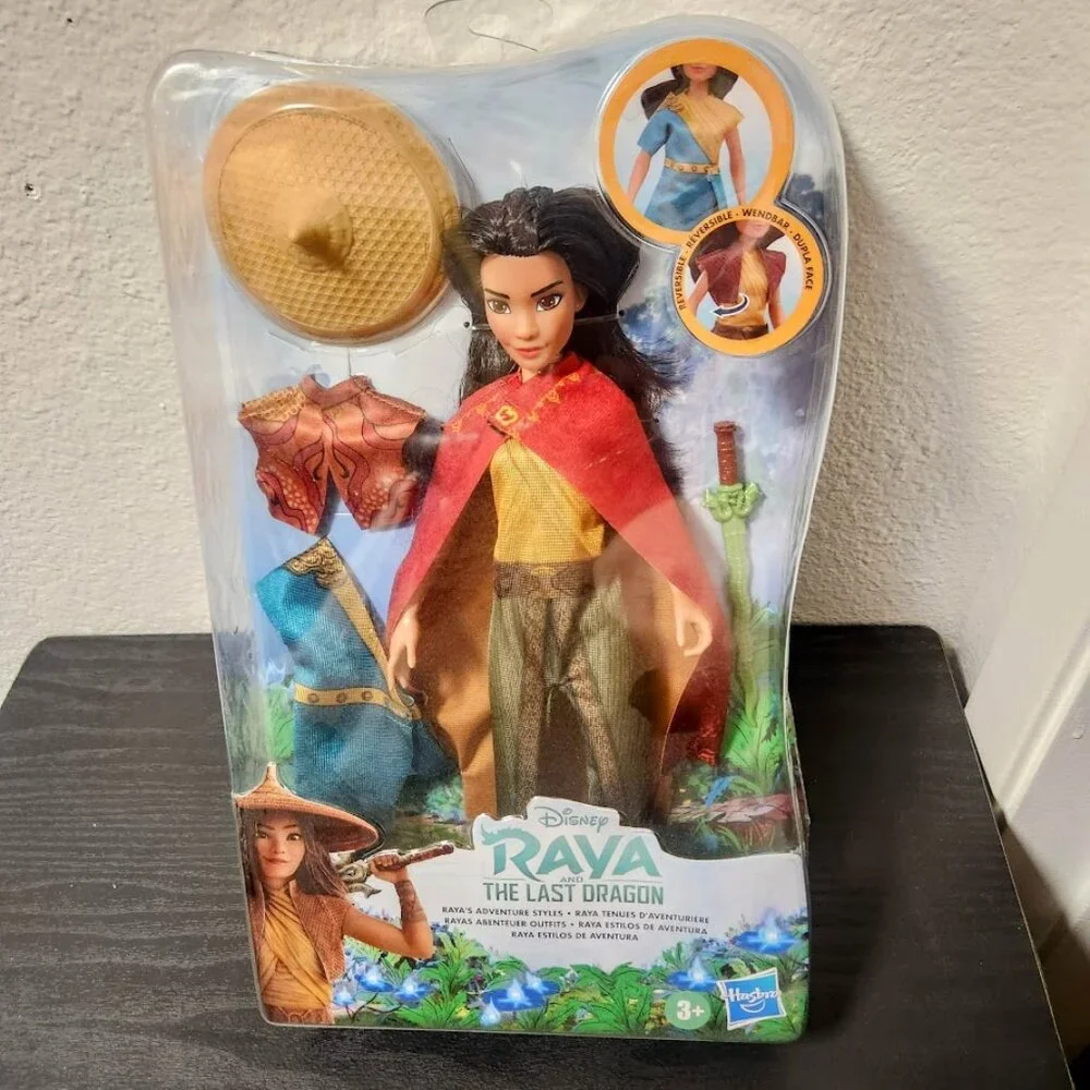 NEW Disney Raya and the Last Dragon Raya Doll The doll includes pants, a cape, a
